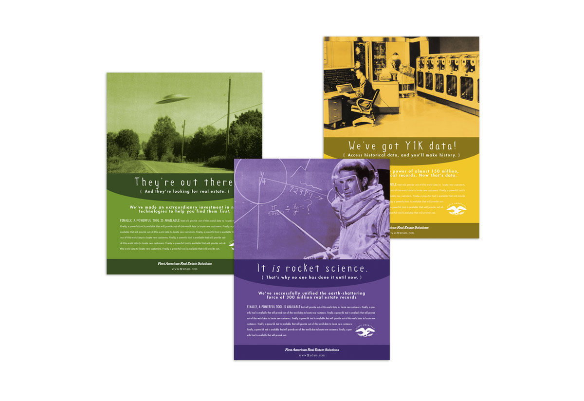 First AMerican Real Estate Ads